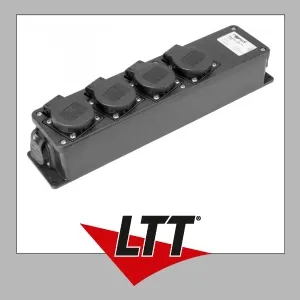 RIGPORT L-1S4-T1 Stromverteiler - Kabel & Verbindungen, leicht und schnell montierbar, ideal für flexible Anwendungen in der Veranstaltungstechnik.