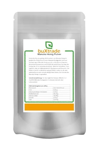 Manukahonig Pulver | Manuka Honig | Neuseeland | Pulver | Buxtrade | Honigpulver 500 g