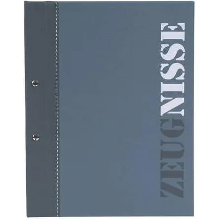 Goldbuch Zeugnismappe A4 2-colored blau (A4, 1x) (36 114)