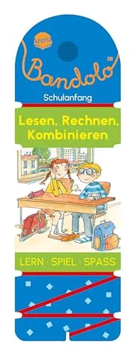 Bandolo. Lesen, Rechnen, Kombinieren: Lernspiel mit Lösungskontrolle für Kinder ab 5 Jahren