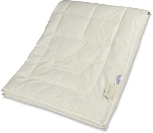 Garanta Nobilis Alpaka Bettdecken - Extra-Leichtsteppbett 135x200 cm - Premium Bettdecke aus feiner Alpakawolle, hergestellt in Bayern. Kuschelig weich mit besten Klimaeigenschaften für angenehme Nächte.