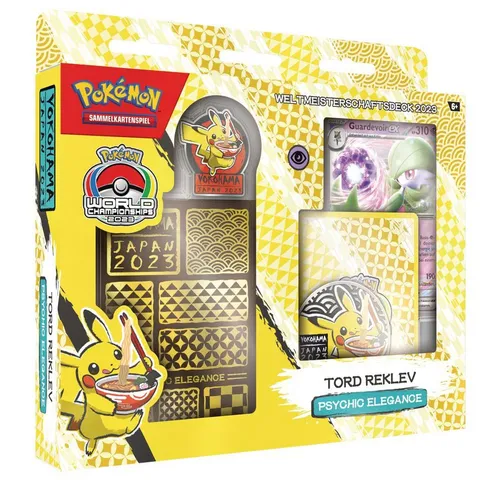 POKÉMON Sammelkarte Tord Reklev Psychic Elegance WM Deck 2023 Pokemon Karten deutsch bunt