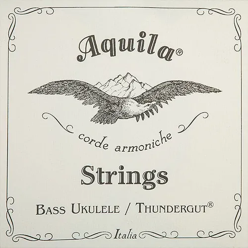 Aquila 68U - Thundergut Bass Ukulele String Set, 4-String - Saiten für Ukulele, bieten außergewöhnlichen Klang und Haltbarkeit für ein unvergleichliches Spielerlebnis.
