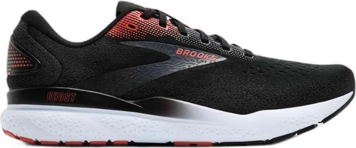 Laufschuhe Brooks Ghost 16 Schwarz - Größe 40.5 für Komfort und Leistung - Laufschuhe für Erwachsene, Brooks Ghost 16 in Schwarz, bieten optimale Dämpfung und adaptive Unterstützung für ein gelenkschonendes Training. Ideal für alle Sportstile.