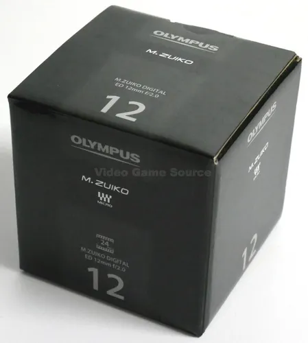 Olympus M.Zuiko Digital ED 12mm F2.0 Schwarz - Weitwinkelobjektiv - Objektiv für Micro Four Thirds mit einer maximalen Blende von f/2.0 für beeindruckende Low-Light-Fotografie und kreative Tiefenschärfe.