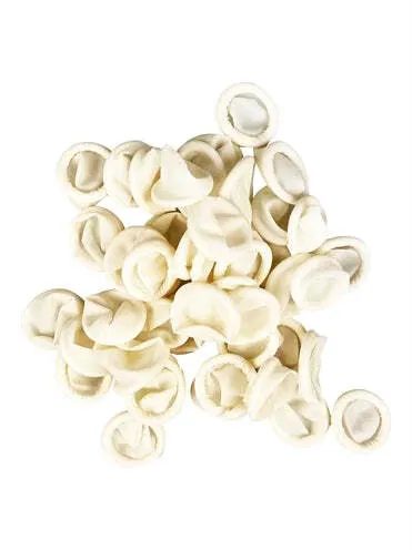 Romed Latex Fingerlinge gepudert M - 100 Stück - Hygienische und praktische Romed Fingerlinge aus gepudertem Latex, ideal für präzise Arbeiten in Küche und Handwerk. Schützen vor Abrutschen und unterstützen bei vielfältigen Anwendungen.