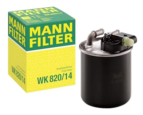 Mann Filter Kraftstofffilter WK820/14 für Mercedes Benz - Kraftstofffilter für Mercedes Benz W176, W204 und mehr, mit einfacher Installation und optimaler Filterleistung für einen reibungslosen Motorbetrieb.