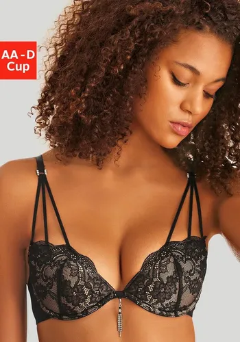 LASCANA Push-up-BH mit extravagantem Glitzeraccessoire, sexy Dessous