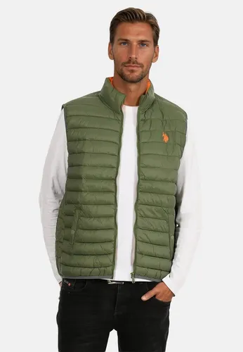 U.S. Polo Assn. Steppweste USMattheew – Herren Weste in Oliv - Leichte und wärmende Steppweste mit sportlichem Design und praktischem Reißverschluss. Ideal für lässige Outfits und aktive Tage.