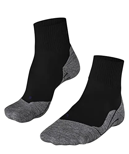 FALKE Herren Wandersocken TK5 Wander Cool Short M Sso Lyocell Funktionsmaterial antiblasen dünn 1 Paar, Schwarz Black-Mix 3010, 39-41