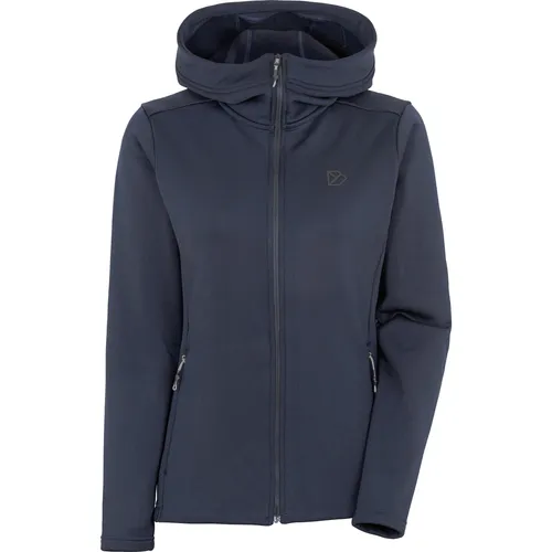 Didriksons Anneli Fullzip 2 Damen Fleecejacke - Dunkel Blau - S - Funktionsjacken für Damen, warme und atmungsaktive Fleecejacke mit durchgehendem Reißverschluss, ideal für Outdoor-Aktivitäten und Freizeit.