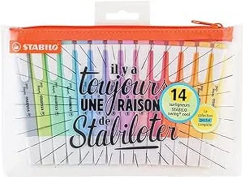 STABILO - Textmarker - swing cool Pastel - 14er Pack