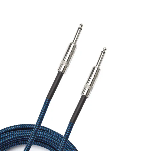 D'ADDARIO Instrumentenkabel "Braided" Blau, 4,5m