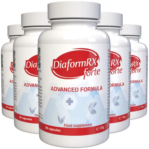 Diaform RX - 300 hochdosierte Kapseln, vegan & pflanzlich - 5 Monate Vorrat - Hochdosierte Kapseln für eine ausgewogene Ernährung. Ideal für Männer und Frauen, einfach einzunehmen. Enthält eine Vielzahl an Vitaminen und Mineralien. Qualität ohne Füllstoffe – für eine bewusste Lebensweise.