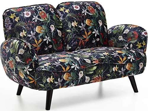 ATLANTIC home collection 2-Sitzer Ben: Elegantes Sofa für jeden Raum - Einzelsofas mit Wellenunterfederung und Massivholzfüßen, ideal für modernen und klassischen Einrichtungsstil.