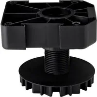 SO-TECH® Möbelfuß Sockelfuß 55 mm verstellbar (20-St) - Möbelfüße mit 55 mm Höhe, ideal für die Küchenzeile. Verstellbar für optimale Stabilität auf unebenen Böden und inklusive Sockelbefestigungsclips für eine unsichtbare Montage.