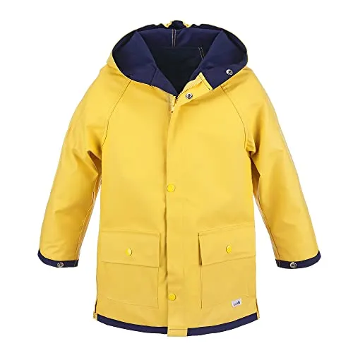 FRIESEN Friesennerz Original - Unisex Regenjacke in Gelb XXL - Funktionsjacke mit wendbarer Innenseite, wasserabweisend und winddicht für optimalen Schutz bei jedem Wetter. Ideal für aktive Tage dank atmungsaktiver Lüftungsöffnungen.