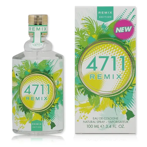 Eau de Cologne 4711 Remix Green Oasis 100 ml - Frisches Eau de Cologne mit belebendem Duft, ideal für einen erfrischenden Start in den Tag.