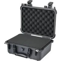 HMF Transportkoffer ODK100 - Wasserdichter Hartschalenkoffer mit Schaumstoff - Kamerataschen - Robuster, wasserdichter Koffer (IP67) mit individuell anpassbarem Schaumstoff für sicheren Transport von Kamera, Werkzeug oder Zubehör.