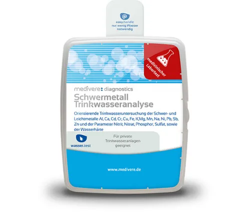 Schwermetall Trinkwasseranalyse Test