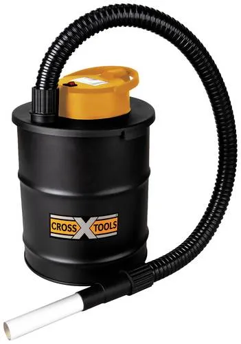 CrossTools CAS 600 CN 68523 Aschesauger 600W 12l - Aschesauger für Kamin und Grill, 12 l Kammer mit waschbarem Filter und Aluminium Saugrohr für eine gründliche und schnelle Reinigung von kalten Ascheresten.