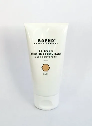 BAEHR BEAUTY CONCEPT BB Cream Blemish Beauty Balm - LIGHT 50ml - BB Cream für einen ebenmäßigen Teint, spendet Feuchtigkeit und schützt die Haut, ideal für einen natürlichen Look.