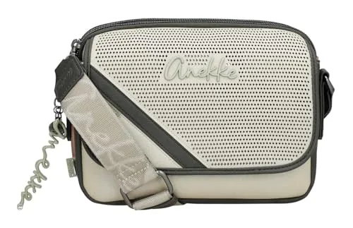 Anekke Bandolera con solapa Symmetra – Elegante Umhängetasche - Elegante Umhängetasche mit zeitlosem Design und praktischen Innenfächern für eine übersichtliche Organisation. Verstellbarer Schulterriemen für optimalen Tragekomfort im Alltag.