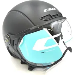 CGM 801V EBI Vintage Stadthelm Schwarz L - Ski- und E-Bike-Helm mit hochwertigem Aufprallschutz, bequemer Passform und drahtloser Technologie für optimale Sicherheit und Verbindung beim Skifahren.
