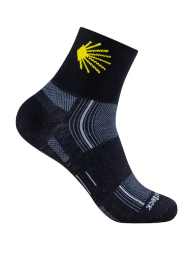 Wrightsock Sportsocken Quarter Stride – Knöchelhoch und Anti-Blasen - Doppellagige Anti-Blasen-Socken für Wandern und Pilgern, ideal für mittelhohe Wanderschuhe. Das Modell STRIDE bietet zusätzlichen Komfort und Wärme, besonders im Winter.