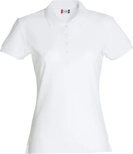 Damen Basic Polohemd aus 100% Baumwolle, 190 g/m², mit Seitenschlitzen und 4 Knöpfen