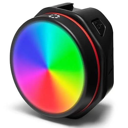 JOBY Beamo Reel Color Next-gen LED Licht für Content Creator für spiegellose Kompaktkameras oder Smartphones (JB01837-BWW)
