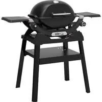 Weber Gasgrill Q1200N mit Stand, schwarz - Grills – Kompakter Gasgrill mit 2,94 kW Leistung, ideal für Grillabende auf Balkon oder Terrasse.