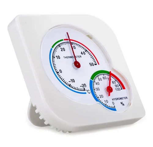 emeco Hygrometer 2 Stück Set Kombithermometer Hygrometer Thermometer Analog Luftfeuchte