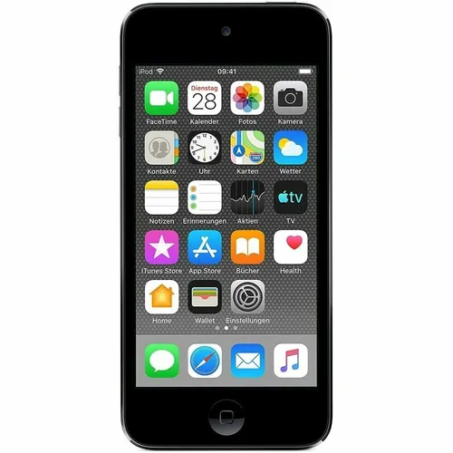 Apple iPod touch 7. Generation 128GB Spacegrau - MP4-Player mit 128GB Speicher, ideal für Musik und Medien. Genießen Sie Bluetooth-Konnektivität und eine Akkulaufzeit von bis zu 40 Stunden für ununterbrochenen Spaß.