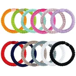 12er Set Haargummis Damen - Elastische Zopfgummis für jeden Anlass - Vielseitige Haargummis für Sport, Partys und Alltag. Schützen das Haar, hinterlassen keine Spuren und bieten sicheren Halt. 12 bunte Stücke für jeden Stil und Geschmack.