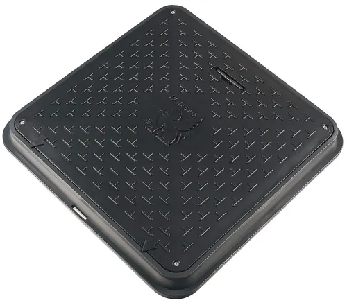 Schachtabdeckung Kanaldeckel Schachtdeckel DN720/600 A15 BabylonPlast™ Schwarz