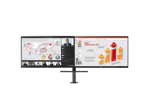 LG 27QP88DP-BS - 68,47cm QHD IPS Monitor mit 5ms Reaktionszeit, USB-C und ergonomischem Pivot für optimales Arbeiten