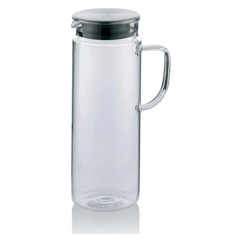 Kela Saftkrug 1,6 Liter aus Borosilikatglas - Eleganter und transparenter Krug mit 1,6 Liter Kapazität, ideal für Saft, Wasser oder Cocktails. Hitzebeständig und perfekt für jede Gelegenheit.
