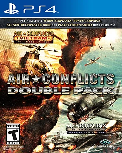 Air Conflicts: Double Pack für PS4 - Spannende Flugsimulation - PlayStation 4 Spielesammlung von Kalypso Media, bietet packende Luftkämpfe und ist ohne Regionalsperre spielbar. Ideal für Fans von Simulation und Action!