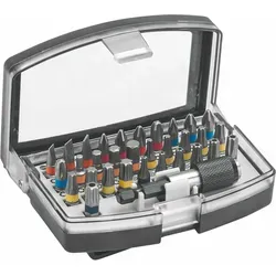 Cimco 11 4593 Bit-Set Komfort, 32-teilig PH, PZ, TX, Hex, SZ, Magnethalter