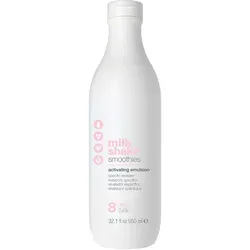 milk_shake Smoothies Activating Emulsion 8 Vol. - 24% 950 ml - Spezielle Emulsion für die Haarfärbung, sorgt für maximale Farbintensität und Pflege. Ideal für professionelle Anwendungen, mit hochwertigen Inhaltsstoffen für langanhaltende Ergebnisse.