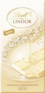 Lindt Lindor Tafel weiß 100g