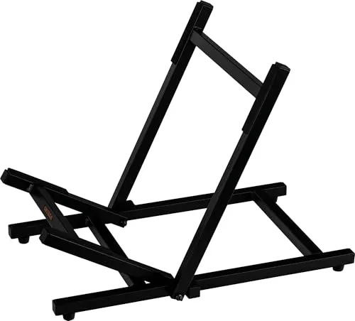 Ortega Guitars Floor Amp Stand – Klappbarer Ständer für Verstärker bis 40 kg – Stahl, Schwarz (OAS-FL)