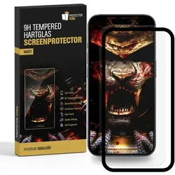 1x 9H Panzerglas für iPhone 16e matt Anti-Reflex entspiegelt mit Montagehilfe echtes Tempered Glass Panzerfolie Displayschutz Schutzglas Schutzfolie Screen-Protector