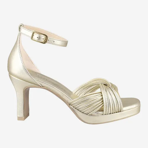 Unisa SELENA_LMT PLATINO Sandaletten in Gold für Damen, Größe 39 - Elegante Sandaletten mit exklusivem Design und hoher Qualität. Perfekt für den Sommer, um jedes Outfit stilvoll zu ergänzen und Ihre Kreativität auszudrücken. Ein Must-Have für modebewusste Damen!