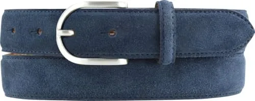 BELTINGER Damen-Gürtel aus Veloursleder 3,0 cm | Eleganter Wildleder-Gürtel für stilvolle Akzente - Hochwertiger 30mm Veloursleder-Gürtel mit runder Gürtelschließe. Ideal für Damen, bietet er höchsten Tragekomfort und individuelle Anpassung durch 5 Löcher. Perfekt für jeden Anlass!