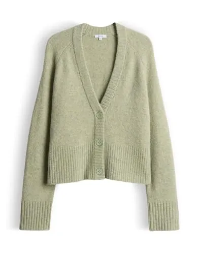 OPUS Damen Strickjacke DASSI Regular Cardigan aus Alpaka Wollmix - Strickjacke für Damen, hergestellt aus hochwertigem Alpaka Wollmix für ein angenehmes Tragegefühl. Ideal für Büro und Freizeit, vereint sie stilvolle Eleganz mit Bequemlichkeit.