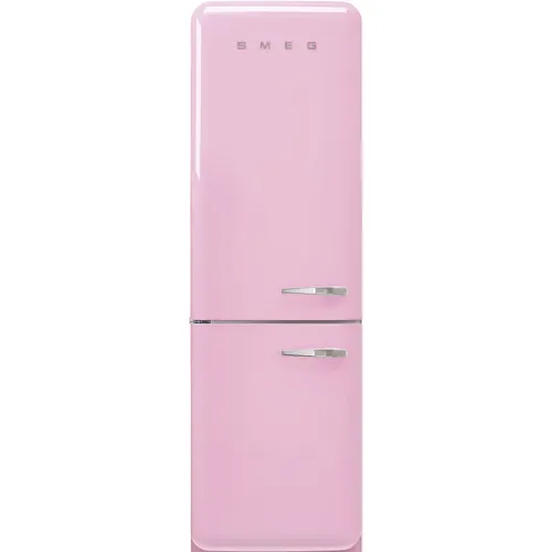 Smeg FAB32LPK6 (pink) Kühl- / Gefrierkombination - Kühlschrank mit No-Frost-System für optimale Lebensmittelkonservierung und energieeffizientem Inverter-Kompressor für ruhigen Betrieb.