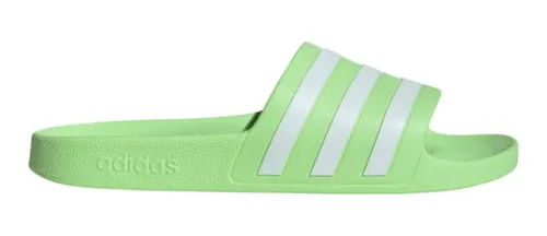adidas Sportswear AQUA ADILETTE Badesandale grün 48,5 EU - Badeschuhe aus Synthetik, sportlich und bequem, ideal für Schwimmen, bitte zwei Größen größer bestellen für optimalen Tragekomfort.