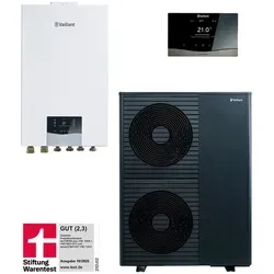 Vaillant aroTHERM plus VWL 105/8.1 A 400V Wärmepumpenpaket - Effizientes Luft/Wasser-Wärmepumpenpaket für Heizung und Kühlung, leise im Betrieb, inkl. Hydraulikstation und moderner Regelungstechnik. Ideal für Neubauten und Renovierungen.